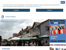Tablet Screenshot of erlensee-aktuell.com